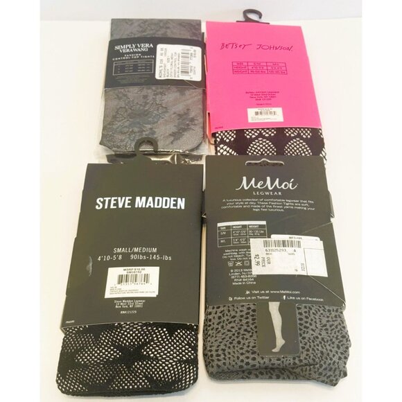 Variety of 8 Fashion Stockings and Socks, New with tags in Medium Sizes. - Picture 2 of 11